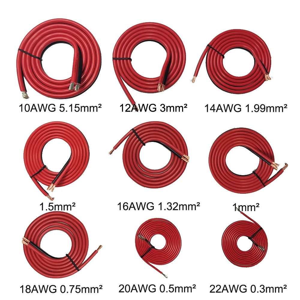 JKM 2 Pin Медь электрические провода 22AWG 20AWG 18AWG 2468 ядра красные черные удлинители для
