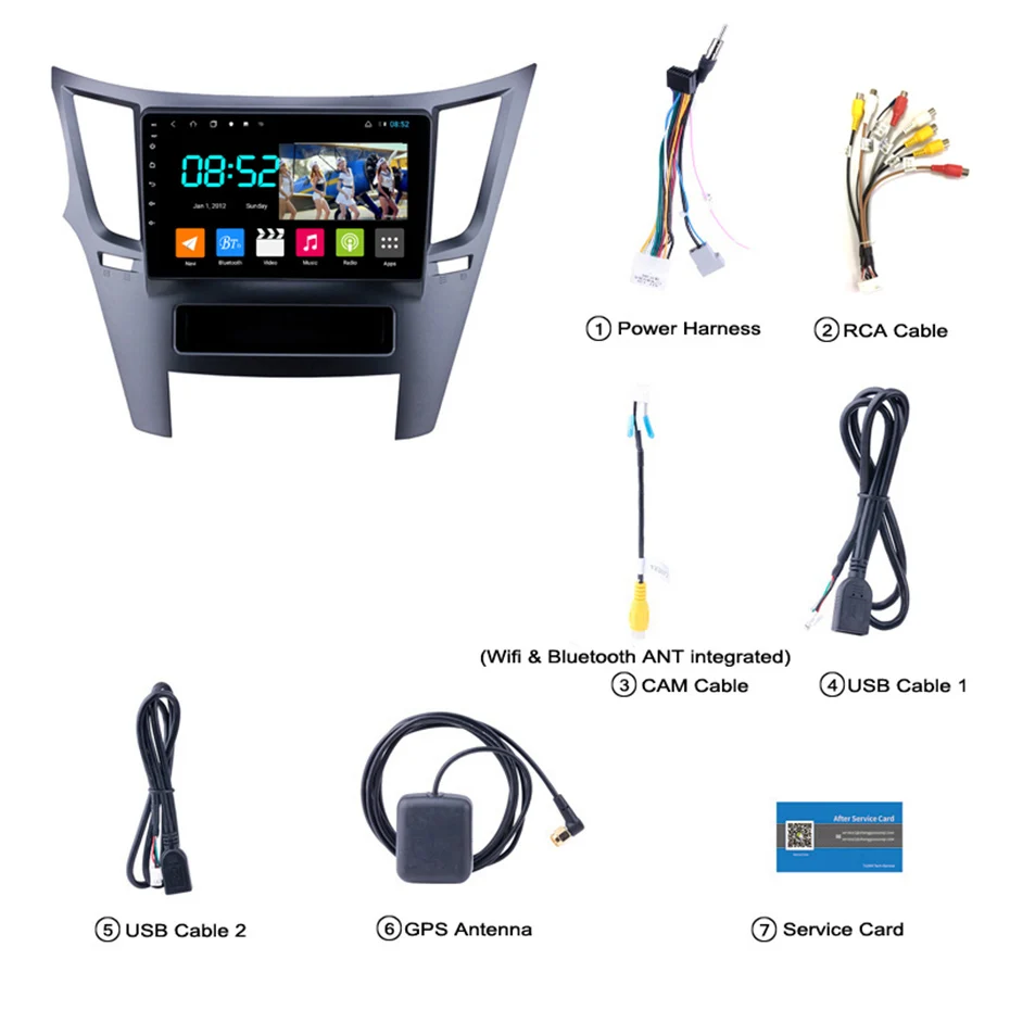 Flash Deal Android 8.1 CAR DVD 1din multimedia Navi system for Subaru Outback 2009-2014 car gps navigation stereo head unit BT SWC WIFI 2