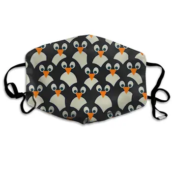 

NiYoung Women Men Breathable Anti-Dust Face Mouth Cover Mask Protection Anti Pollution Warm Windproof Mask, Penguin