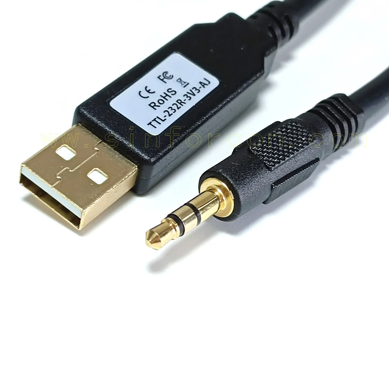 FT232RQ USB UART TTL до 3 5 мм стерео последовательный адаптер отладочный кабель Comptle FTDI