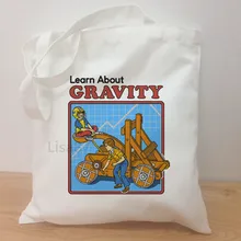 Узнайте о Cravity хозяйственная сумка для девочек, холщовая ручная сумка для женщин, простая вместительная сумка на плечо, забавная Студенческая сумка-тоут