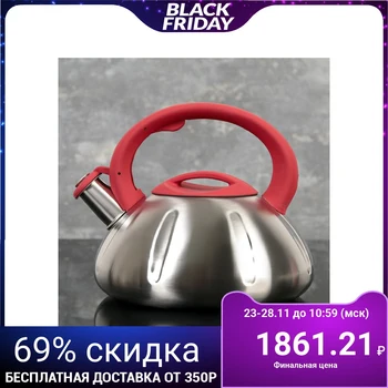 

Whistling kettle 2.8 l "Global", fixed handle