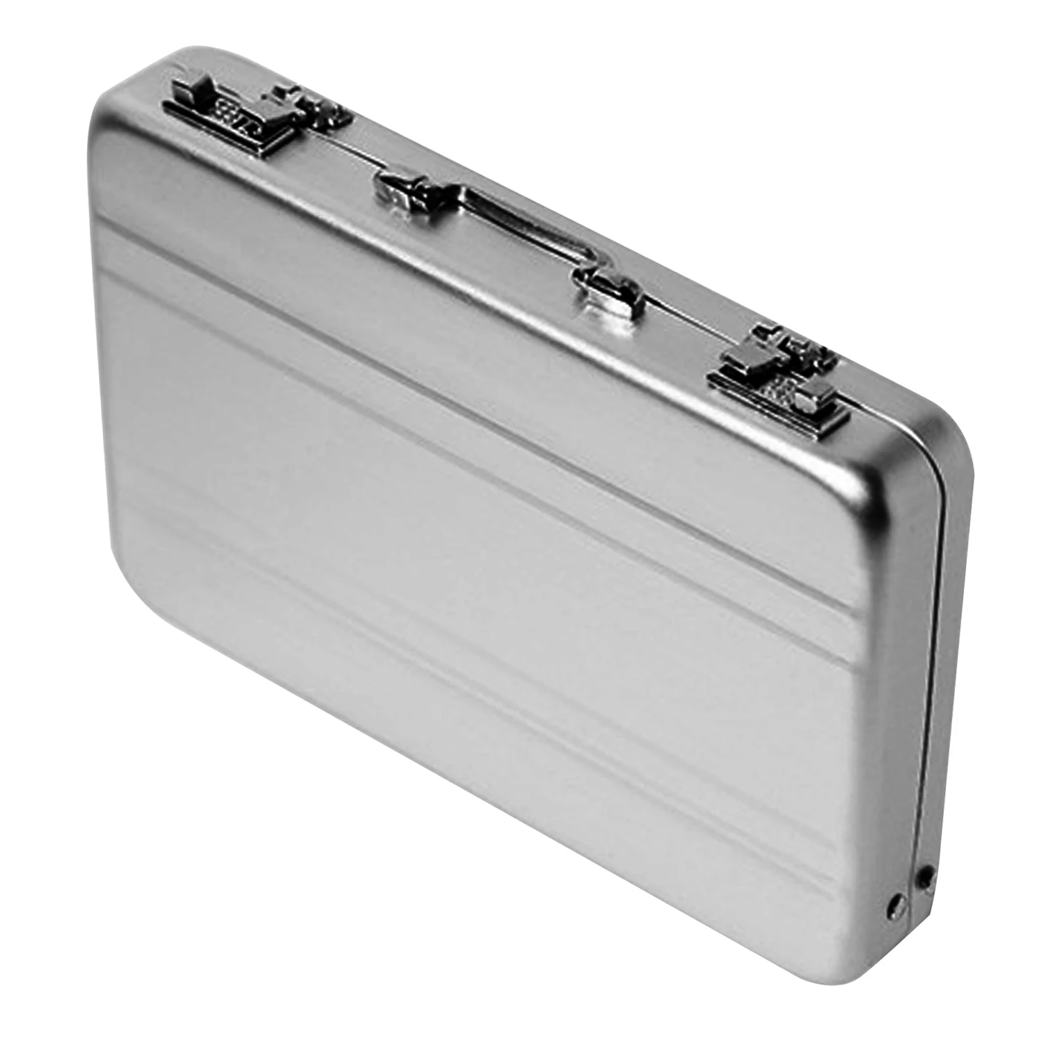 Мини чехол с кодом алюминиевый держатель для карт коробка хранения органайзер