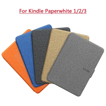 Ultra Slim protectora de la PU de cuero de funda inteligente Folio cubierta para Amazon Kindle Paperwhite/1/2/3 DP75SDI DE CASO caso de