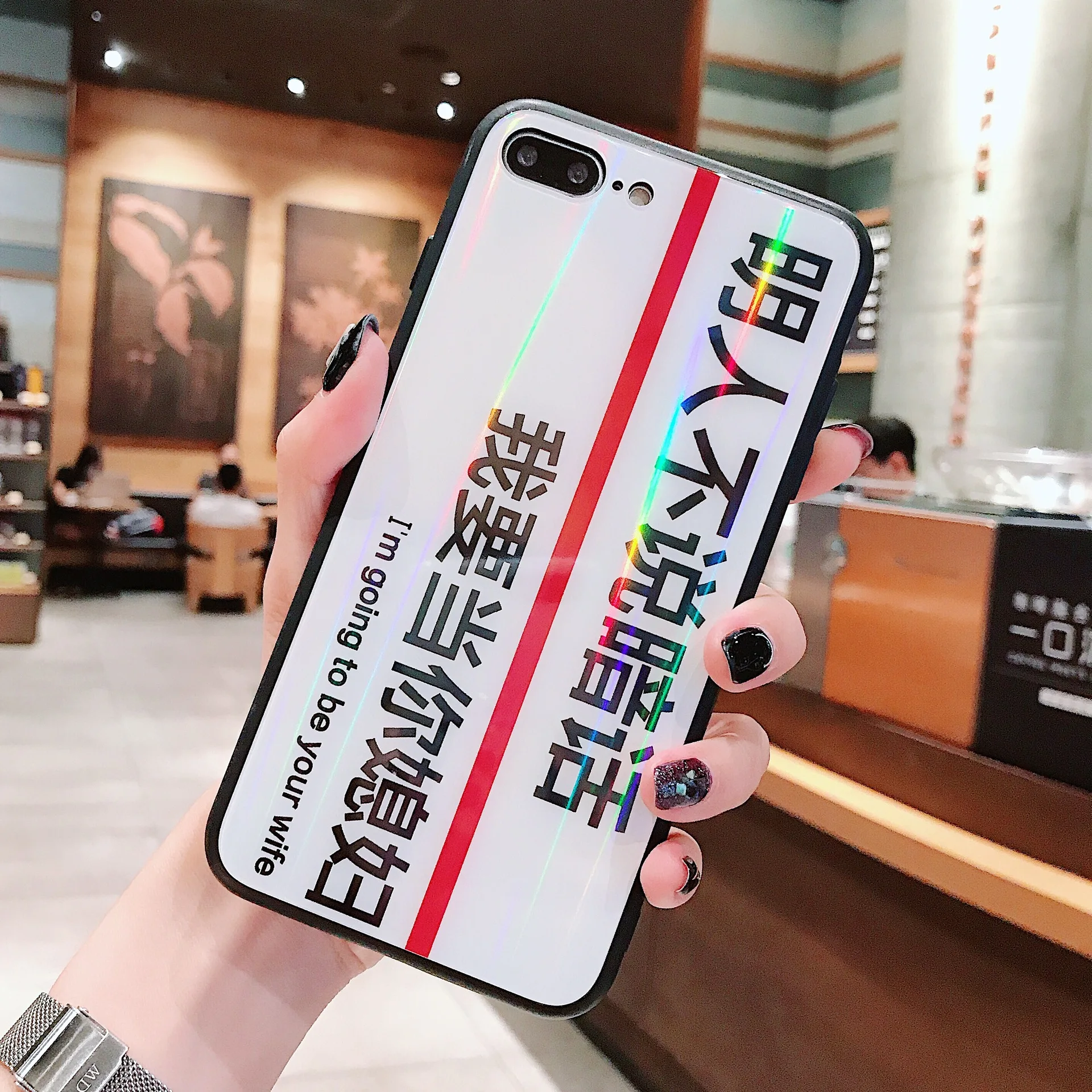 Чехол из закаленного стекла для iPhone 6, 6S Plus, X, XS, MAX, XR, роскошная жесткая задняя крышка, чехол для телефона s, для iPhone 7, 8 Plus, силиконовый бампер - Цвет: 15