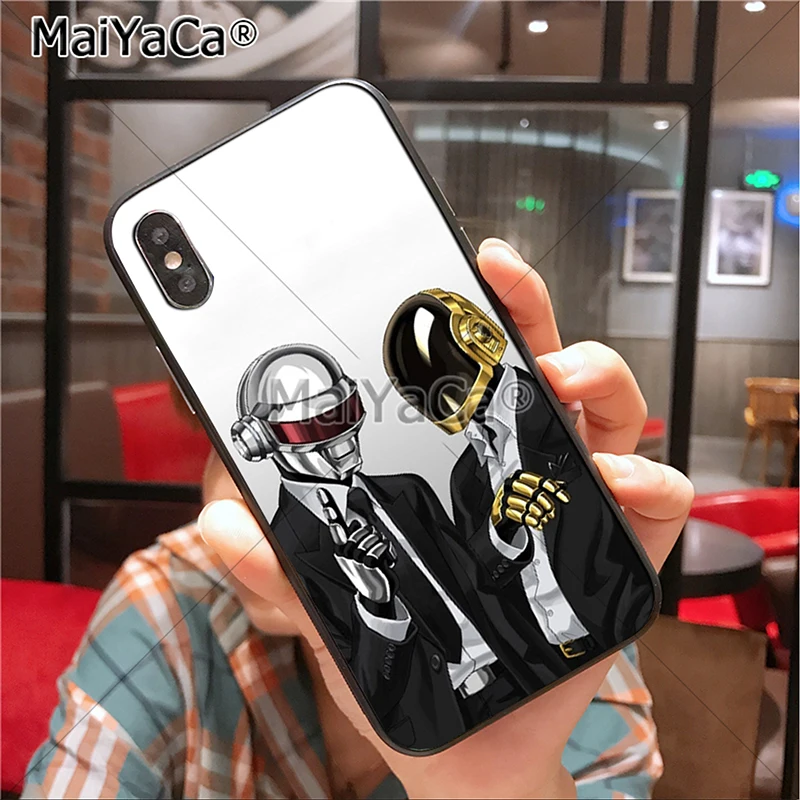 MaiYaCa Daft панк чехол для сотового телефона для iPhone 5S, se 6s 7 8 plus X XR XS 11 pro max samsung Galaxy S6 S7 edge S8 S9 S10 plus - Цвет: 2