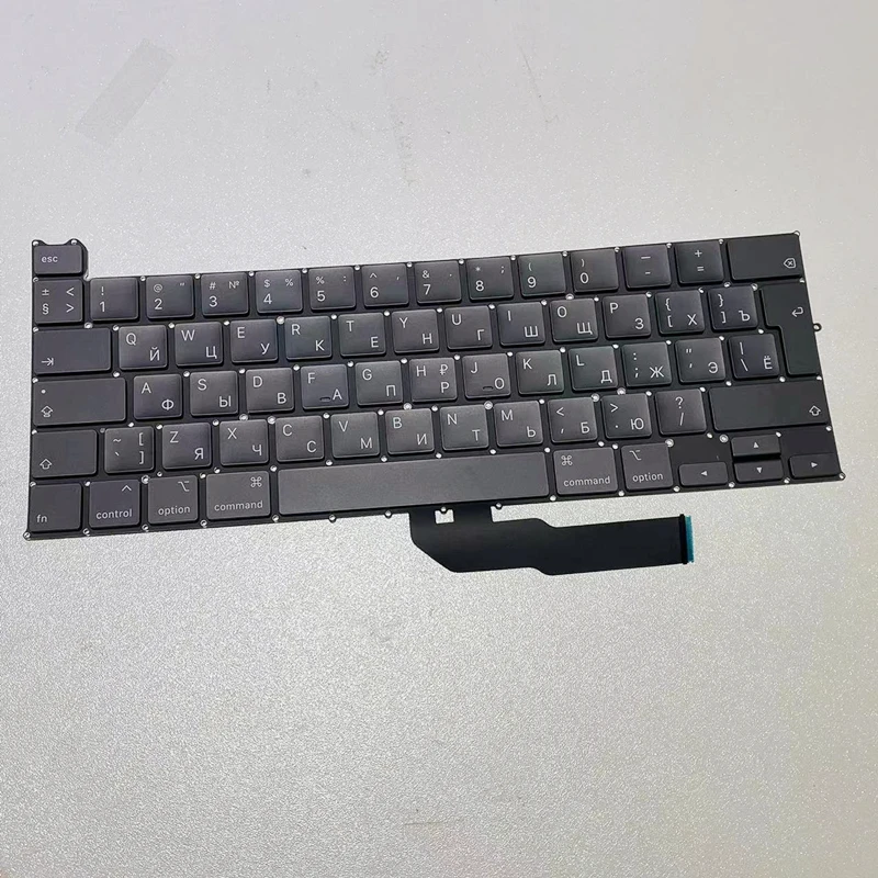 Клавиатура A2289 с русским языком и большой клавиатурой для Macbook Pro 13 дюймов ранняя