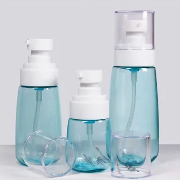 

2 Pack Fine Mist Spray Bottle and Pump Bottle Container Portable Refillable Plastic Perfume Atomizer Empty Travel Lotion Cream