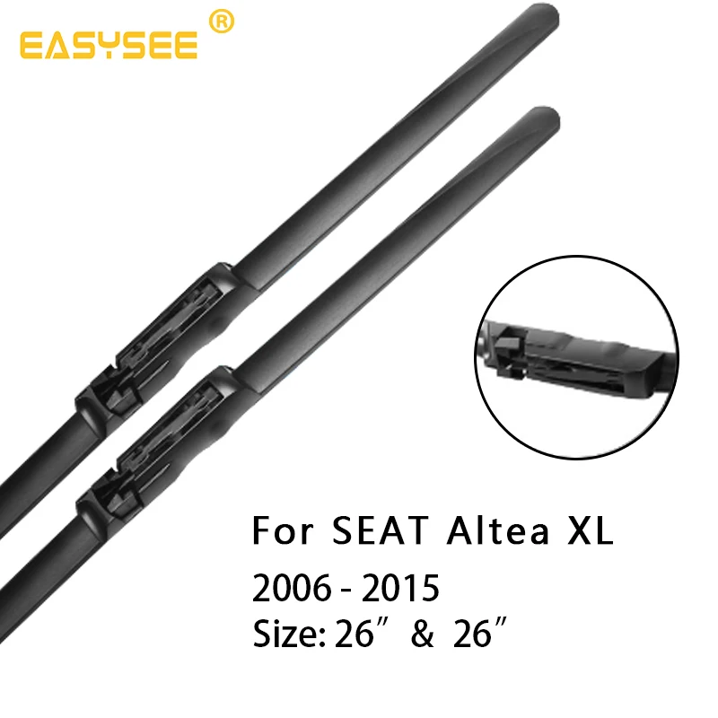 Car Windscreen Wiper Blades For Seat Altea Xl 26"&26" Fit Claw Type