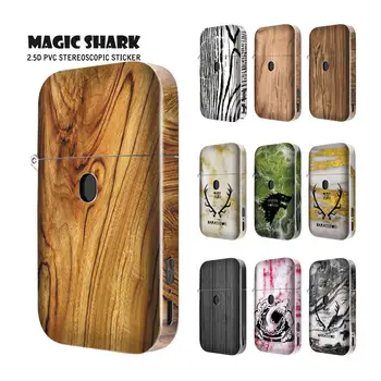 

Magic Shark Wood Stone Simulation Game of Thrones Fashion 2.5D PVC Stereo Sticker for Case Cover Film for Aurora Play