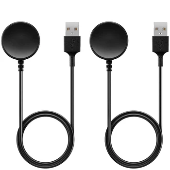 

2-Pack Wireless Charging Dock Cable Charger Cable For Samsung Galaxy Watch Active 2