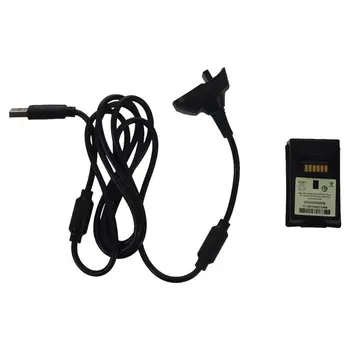 

4800mAh Rechargeable Battery Pack Case for 360 Controller Charger Cable NEW