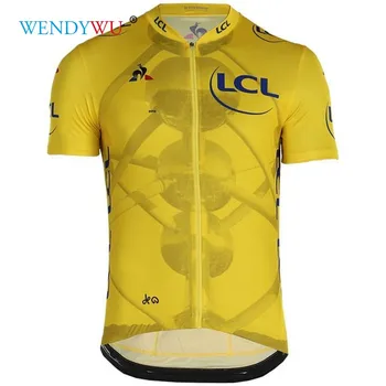 

2019 france tour leader honor yellow 4 colors cycling jersey cycle maillot breathable MTB bike clothing Ropa ciclismo