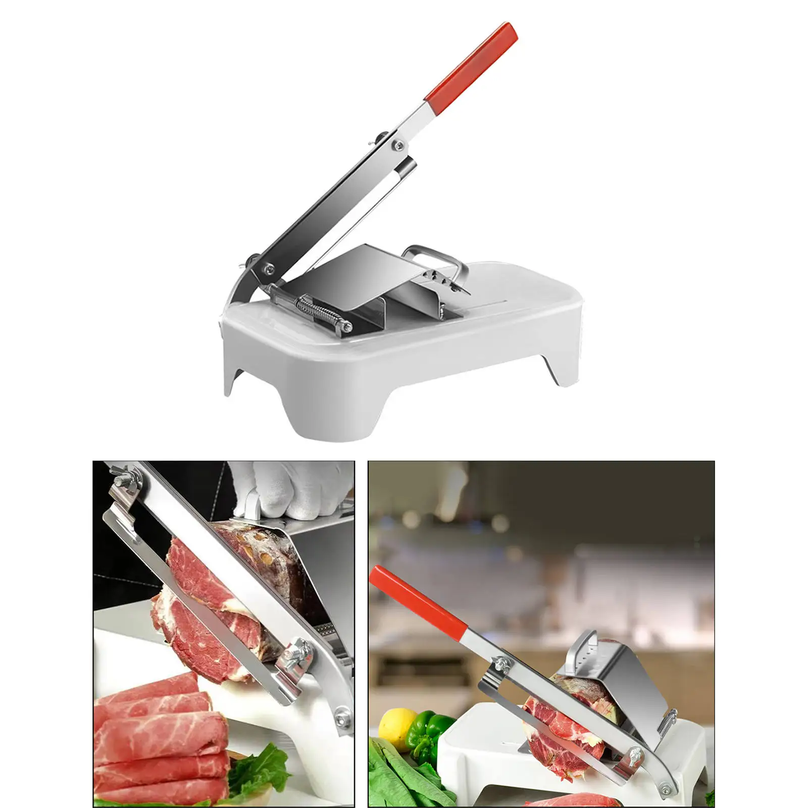 Резак ручной для мяса ролик резки овощей горячей кастрюли Shabu регулируемая