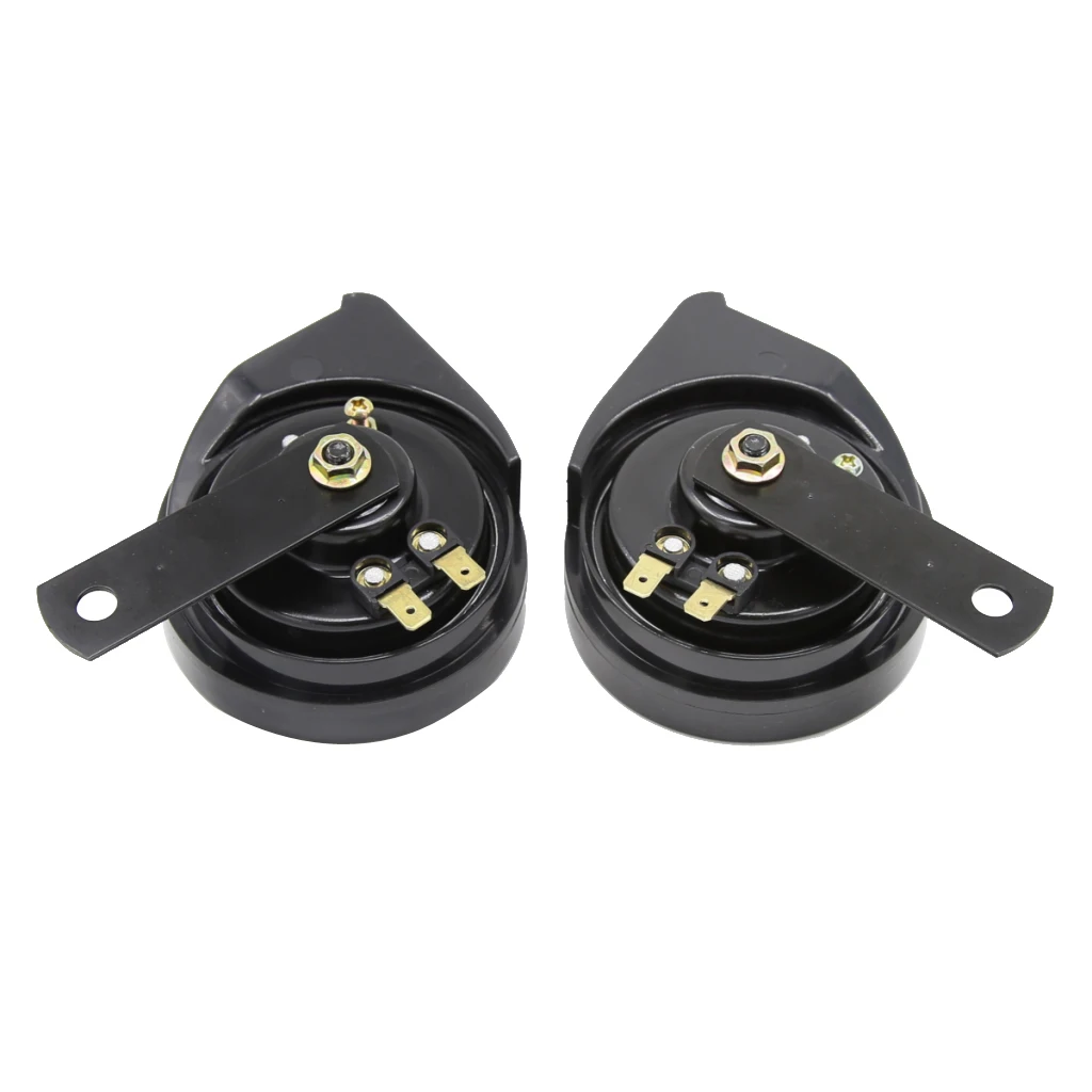 2PCS Motorcycle Car Boat 12V Loud 110DB Dual-tone Snail Electric Air Horns