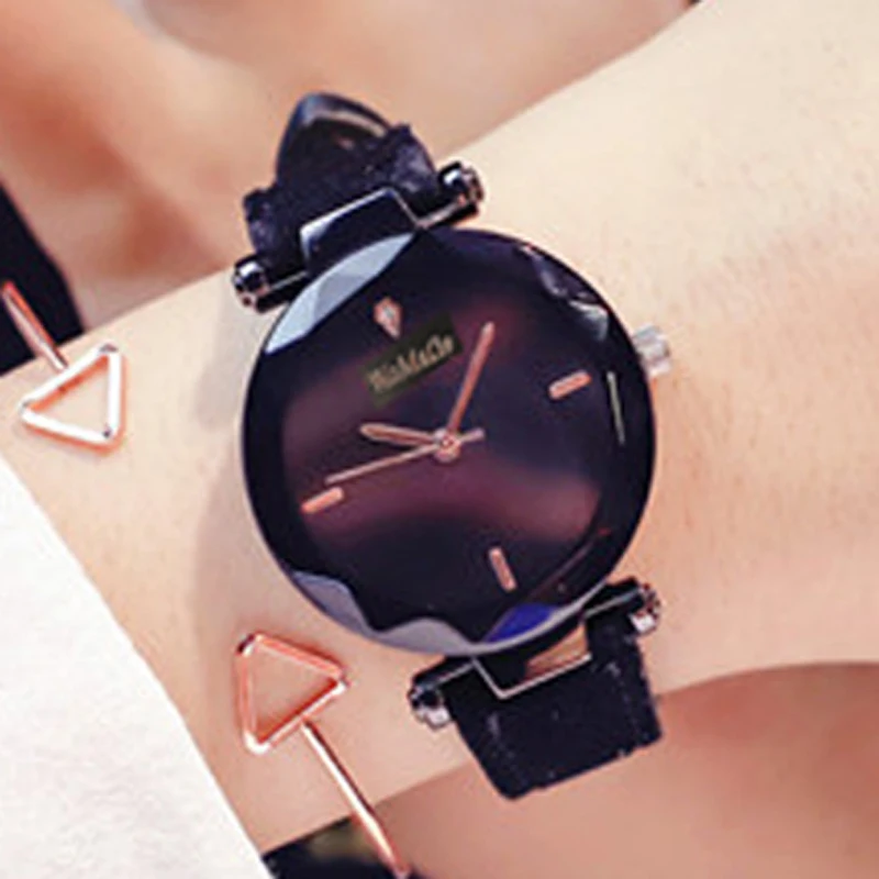 Moda Casual Orologi Da Donna Starry Sky Watch Womage Watch Orologi Da Donna Cinturino In Pelle Orologi Al Quarzo Donna Relogio Feminino