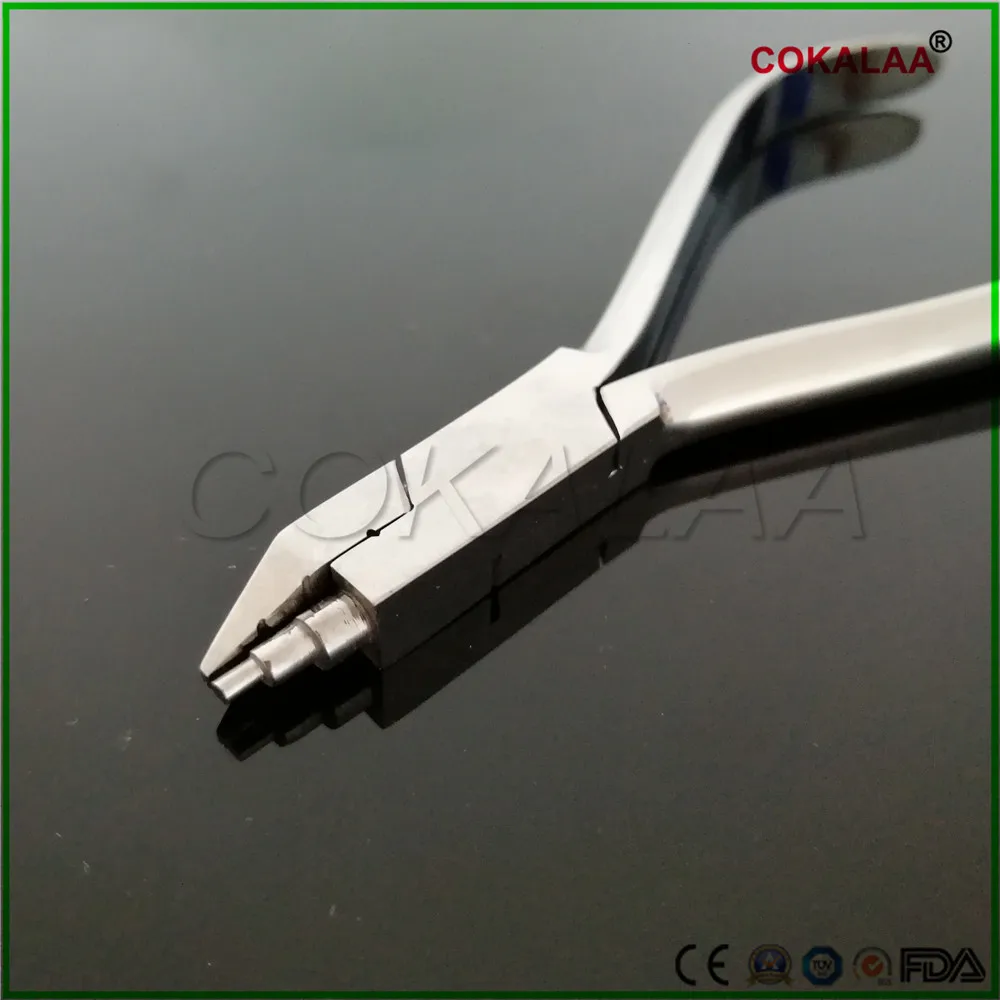 Dental Orthodontic Tweed Omega Loop Bending Forming Plier Instrument Trapezoid pliers