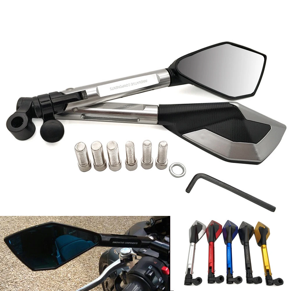 

For KTM 500XC-W 525XC-W 525EXR-W 250XC-F 250XCF-W 1 Pair Motorcycle Rearview Mirror moto CNC Side Mirrors Motorbike Accessories
