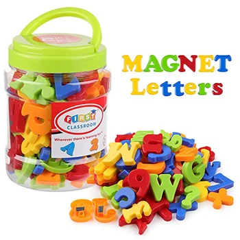 

Magnetic Letters and Numbers Alphabet Refrigerator Magnets Fridge Stickers Magnets Kids Toys Gift Souvenir, 78 Pcs