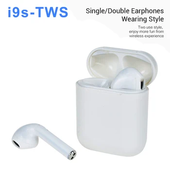 

i9s TWS Earphone With Microphone Mini Portable Wireless Bluetooth Earpiece Headset In-Ear Earbuds Single / Double Wearing Style