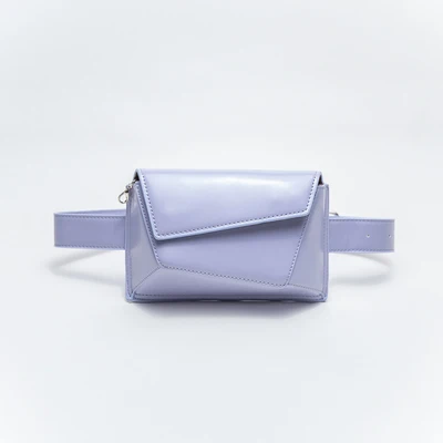 light purple Женская нагрудная сумка клатч сумочка поясная сумка Роскошные сумки женские сумки дизайнерские геометрические цветные трендовые модные сумки на плечо - Цвет: light purple