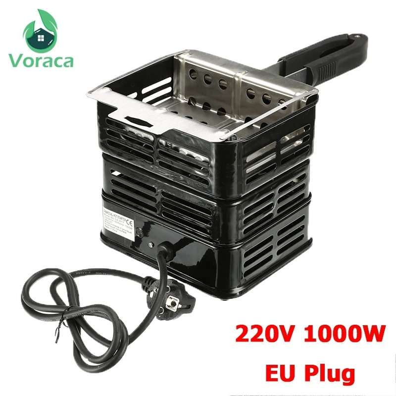 220V уголь для кальяна нагреватель печи печь готовки на углях пластина угольная
