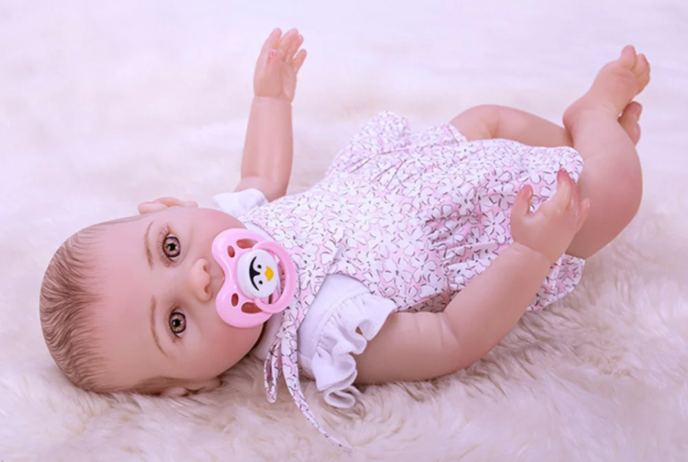 Полностью тело силиконовые куклы Beborn 43 см мягкие виниловые куклы реалистичные для принцессы для девочки куклы для продажи Этнические куклы ребенок день рождения Рождество