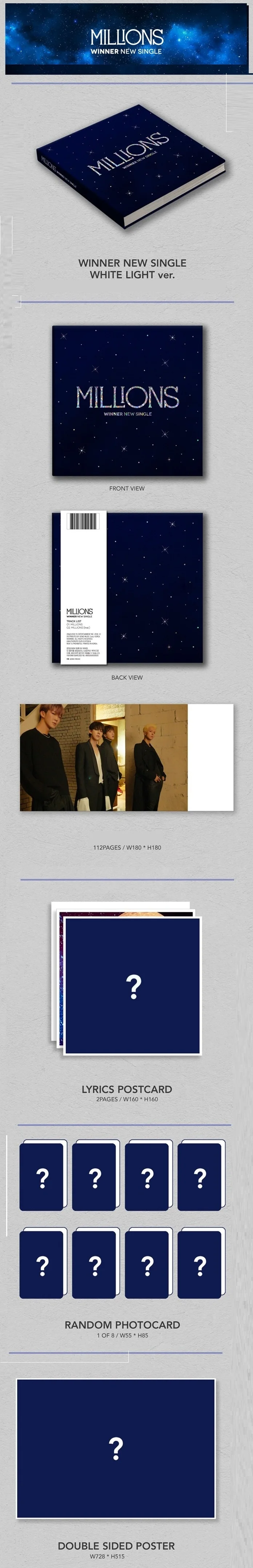 [MYKPOP]~ Официальный~ ПОБЕДИТЕЛЬ одномиллионный альбом CD набор KPOP вентиляторы коллекция-SA19082606