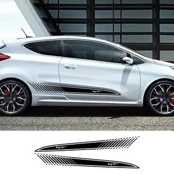 

2PCS Car Door Side Long Stripe Vinyl Decals Stickers for Kia Pro Ceed Racing GT Auto Body Decor Graphical Film Car Accessories