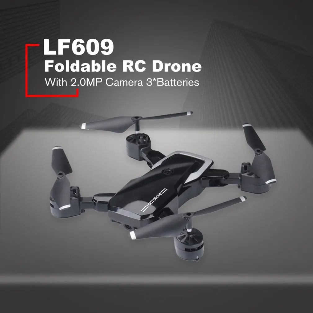 T12 складная версия wifi 200mp LF609 2,4G 480P Складная 3D откидная высота удерживает Безголовый FPV RC Квадрокоптер
