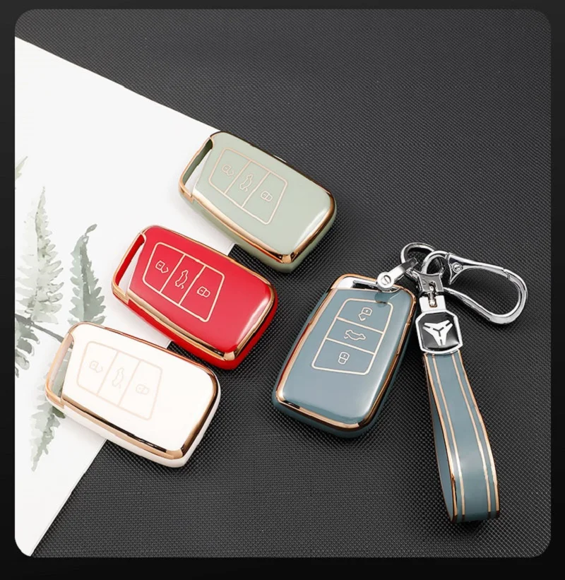 TPU Car Smart Key Fob Cover per VW PASSAT B8 Arteon Atlas New Jetta Skoda Kodiaq Superb A7 accessori Auto Auto portachiavi - H5581d2dfa56f4f95aa876fff749a402fb