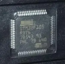 Бесплатная доставка 100% Новый оригинальный STM32F105RBT6 32F105RBT6 STM32F105 LQFP64
