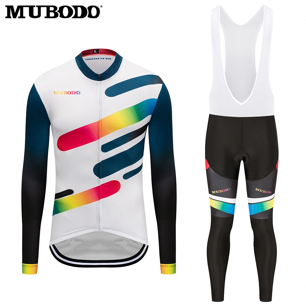 Manicotto Lungo Che Cicla la Jersey di Sport Delle Donne Abbigliamento Ciclismo Traspirante Camicia Strada Della Bici MUBODO | Спорт и