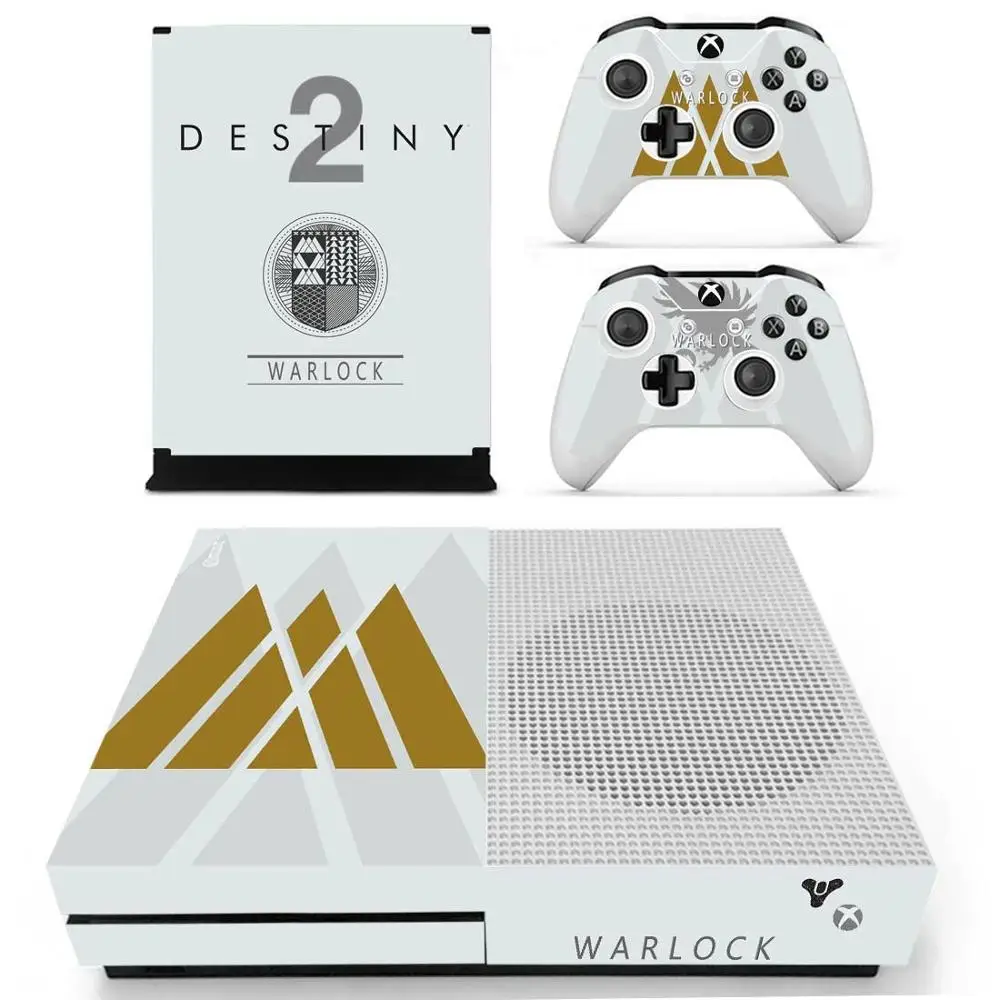 Destiny 2 Стикеры s для Xbox One S кожи виниловая наклейка Стикеры Pegatina на машину для Xbox one Slim консоли и два контроллера - Цвет: YS-xboxoneS-0887