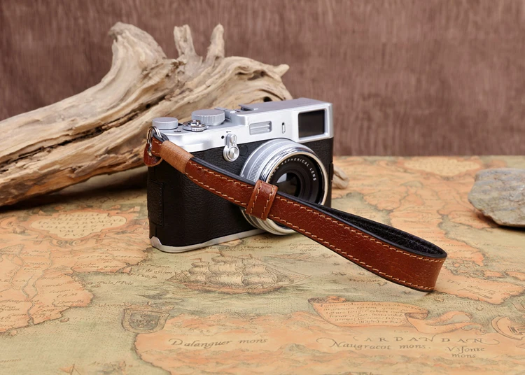 Ручной работы из натуральной кожи для камеры ремешок винтажный DSLR ручка ремешок для Fujifilm XT10XT20 X100F XPRO2 XT30 XT3