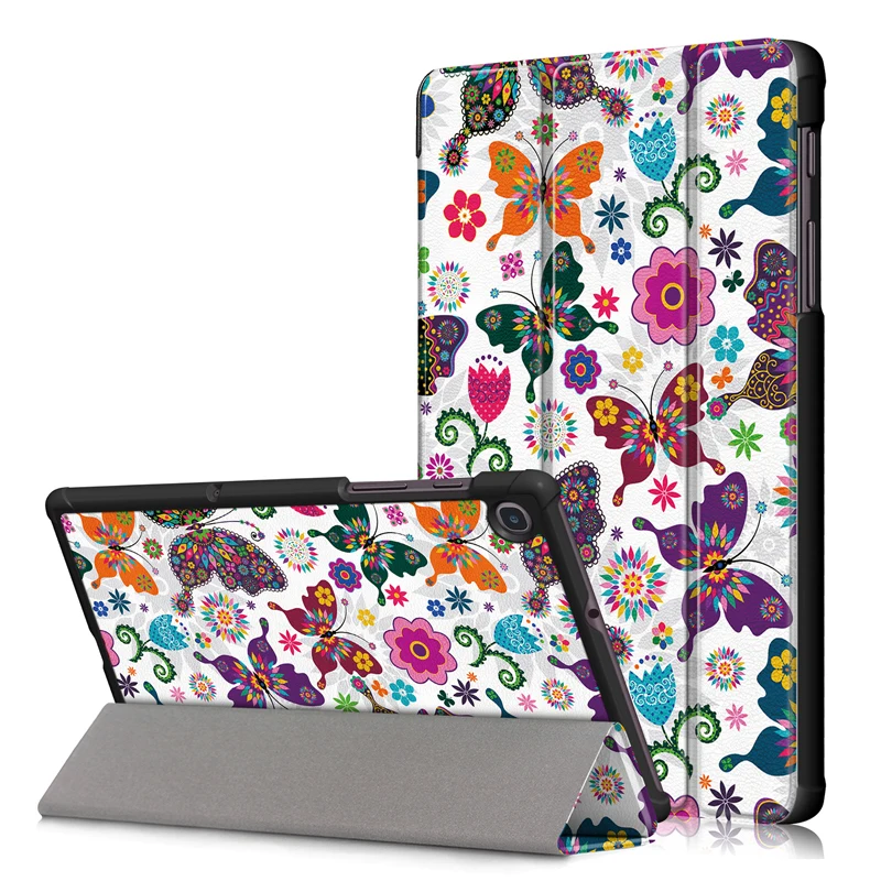 

Colorful printed case For Samsung Galaxy Tab A 8.4 2020 SM-T307 8.4 inch Slim Magnetic Folding Stand Smart PU leather Cover