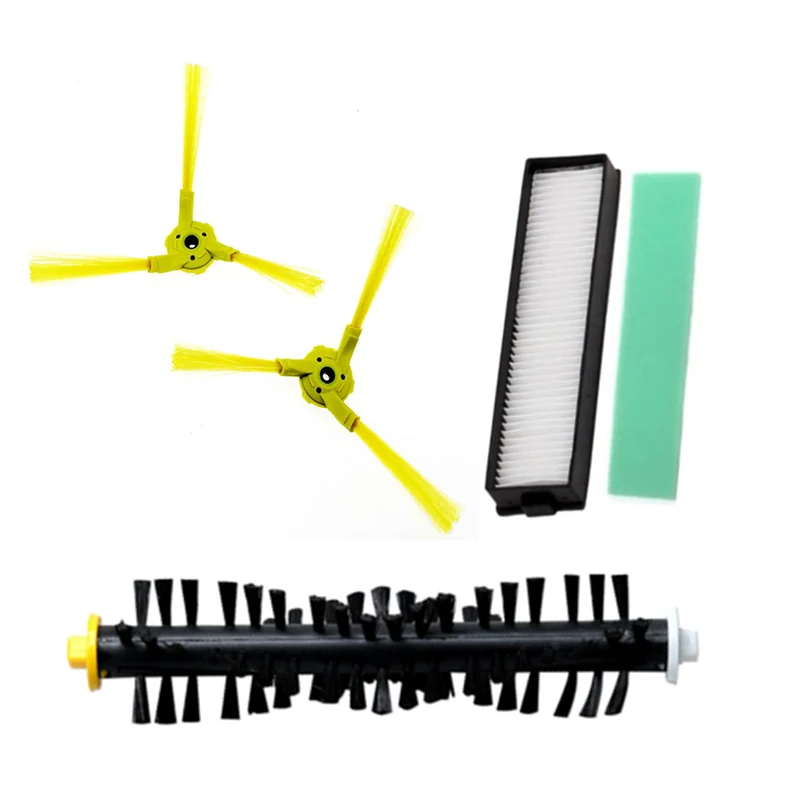 

1*Filter 1*Sponge Sponge Filter Rolling Brushes Robotic Vacuum Cleaner Parts Accessories For Home Diy Tools Parts