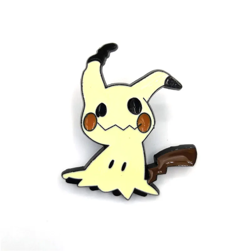 Mimikyu мультфильм Одежда булавки дети мужчины женщины веселый рюкзак Одежда diy украшения эмаль броши значок Воротник Подарок