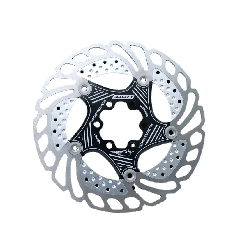 

1pcs 140mm/160mm/180mm/203mm DH MTB Mountain Bike Cooling Brake Rotors 180mm Down Hill Floating Bicycle Brake Six Nail Disc