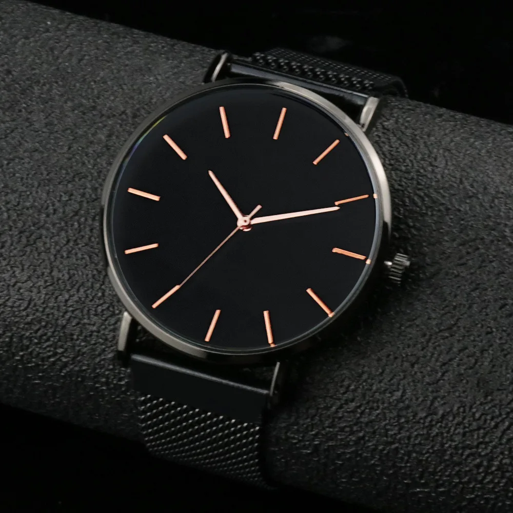 Men Watch 2023 Luxury Top Brand Quartz Watches Business Simple Ultra Thin Mesh Wristwatch Men's Clock Reloj Hombre Montre Homme 4