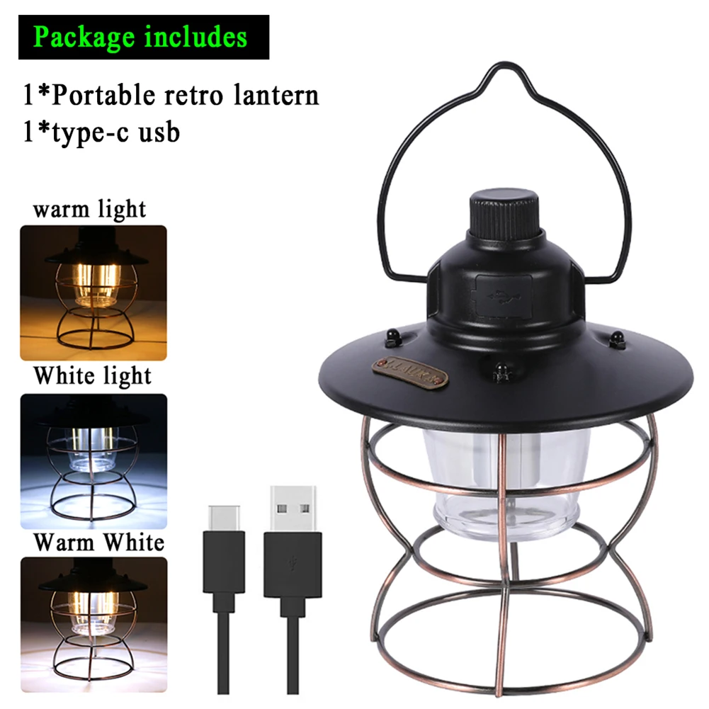 Lanterne Portable USB Rechargeable-10