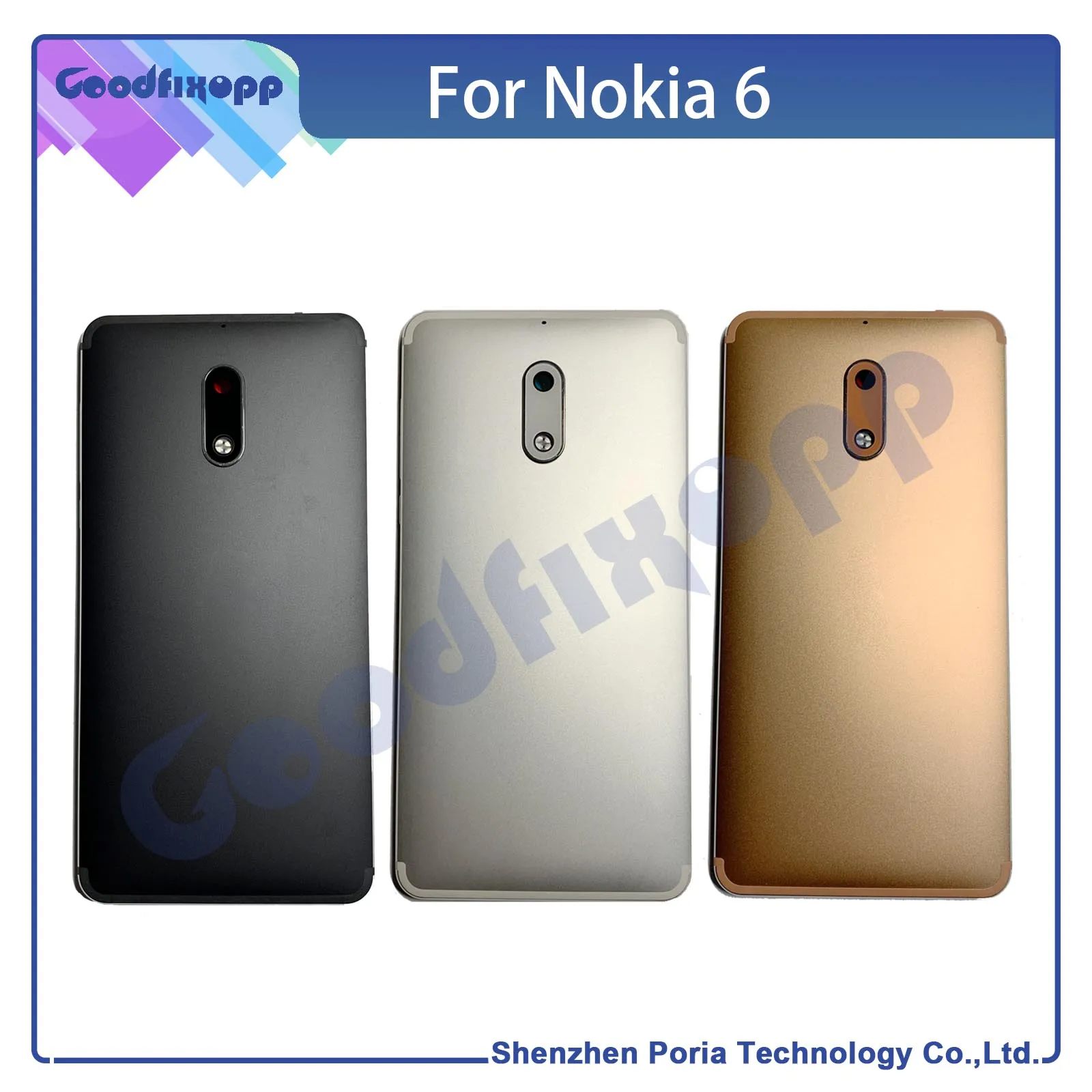 Задняя крышка батарейного отсека для Nokia 6 задняя телефона | Мобильные телефоны и