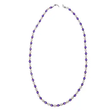 

Sun Glasses Beaded Neck Lanyard Cord Cable Chain Strap For Spectacles Sunglasses Purple