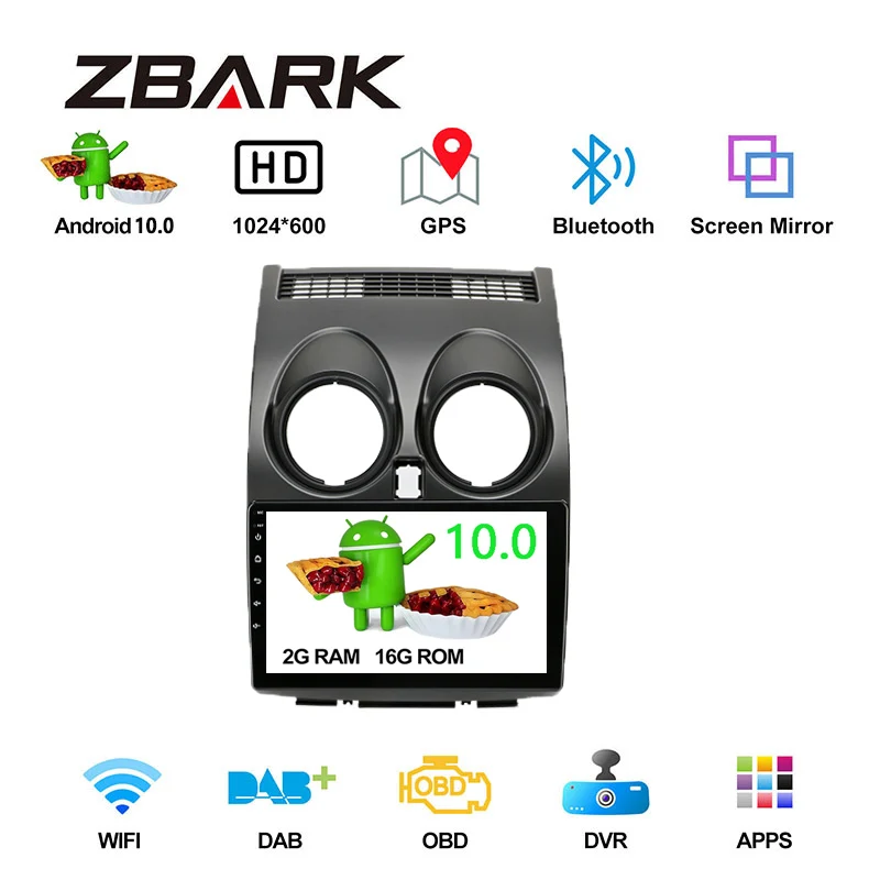 9 &quotAndroid 10. Автомобильный DSP Стерео GPS радио плеер навигация для ЕС Nissan Qashqai 1 J10