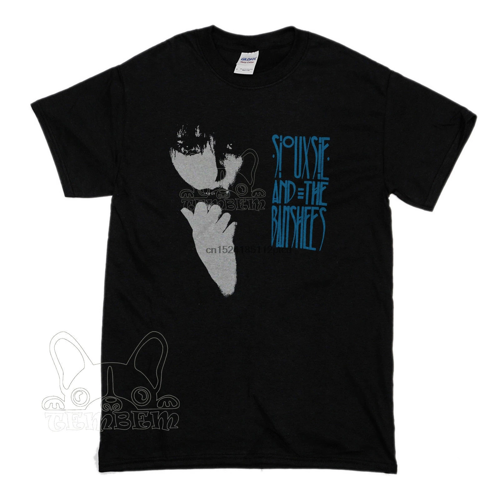 Винтаж Siouxsie and the Banshees Футболка стала сиу Перепечатка S-XXL | Мужская одежда