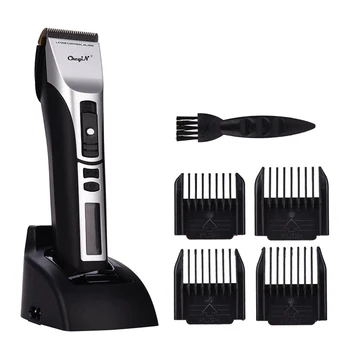 

Barber Electric Beard Trimmer Hair Clipper LCD Display Men Hair Cutter Razor Hair Cut Trimer Hair Remover With Limit Comb
