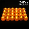 24Pcs Yellow Light