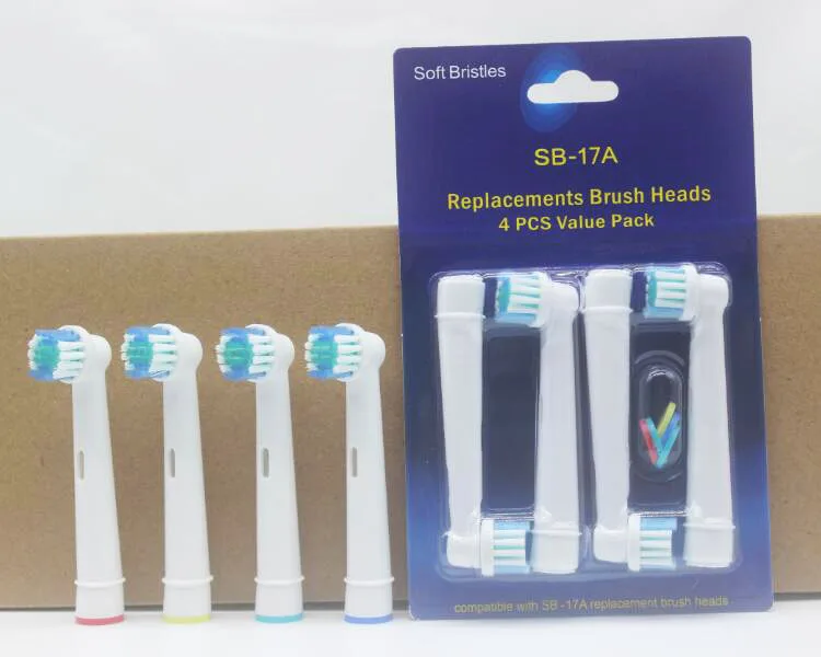 Toothbrush Heads Replacement Toothbrush Heads Replacement Brush Heads 4pcs/pack for Oral B Toothbrush Heads Sensitive Clean Replacement Brush Heads For Oral B