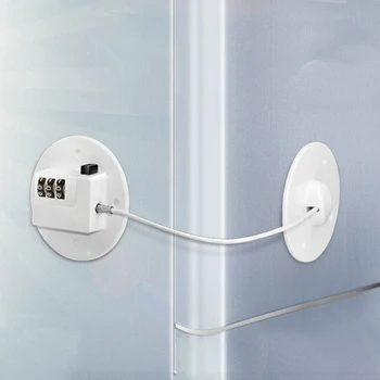 

New Password Unlock Home Child Protection Window Lock Refrigerator Lock High-rise Anti-falling Limiter Positioner Lock Buckle