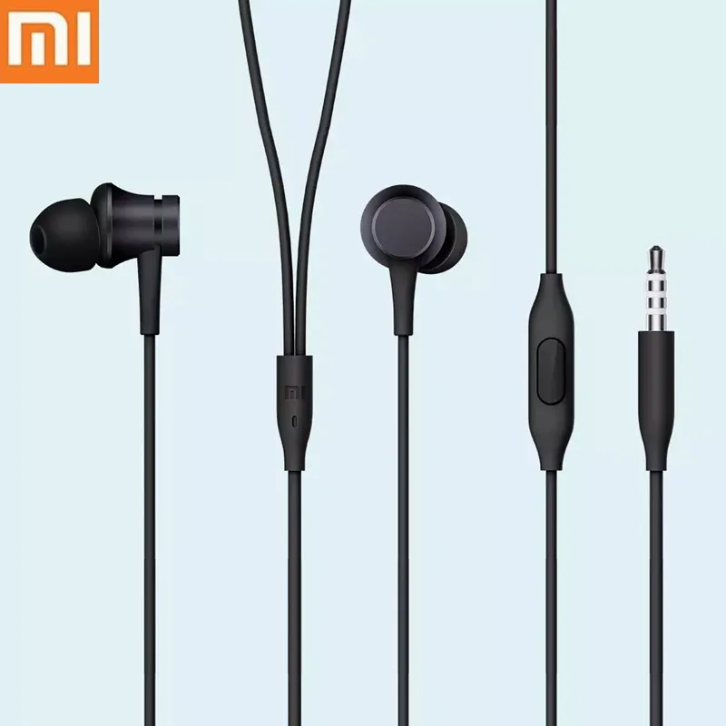 Xiaomi Piston Mi 3 Fresh Youth Version In Ear Earphone with Mic 3 5mm Earphone Music Stereo For Smartphone Lightweight Earbuds